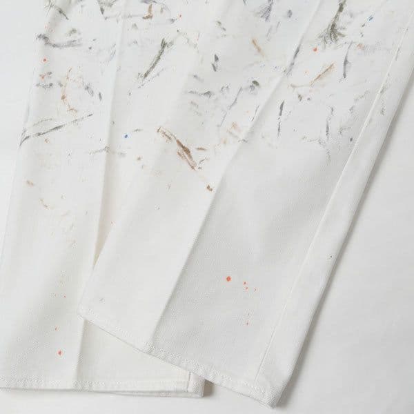 パンツ HARD TWIST DENIM HAND PAINTED 5P PANTS
