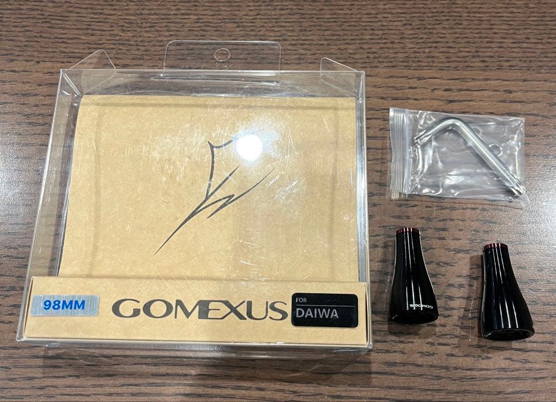 ゴメクサス カーボン製リールハンドル&アルミ製 パワーハンドルノブ