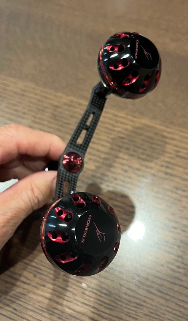 ゴメクサス カーボン製リールハンドル&アルミ製 パワーハンドルノブ