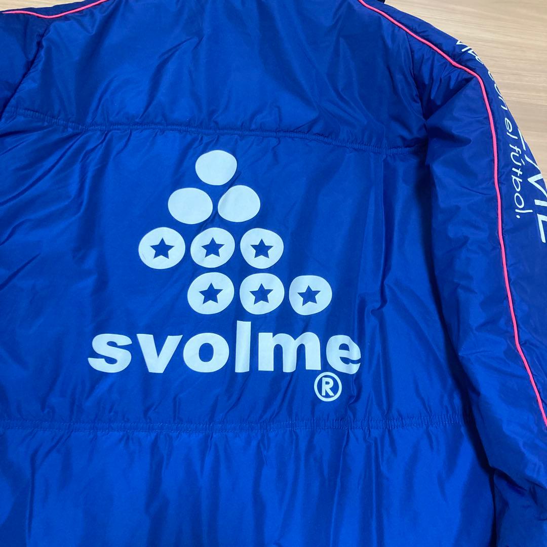 SVOLME フード付きベンチコート XLサイズ 青 サッカー　フットサル