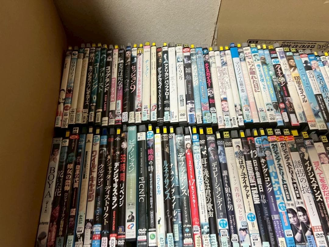 レンタルアップ　DVD　Blu-ray　ブルーレイ　大量　まとめ　約400枚