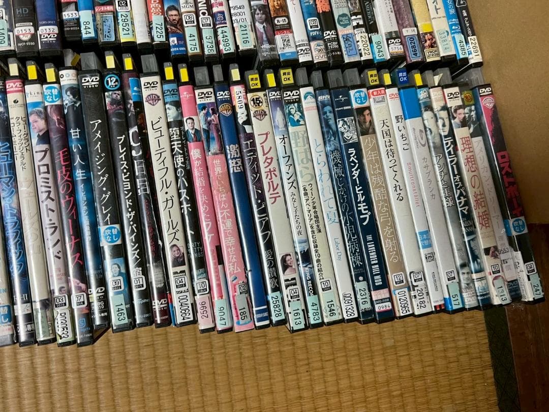 レンタルアップ　DVD　Blu-ray　ブルーレイ　大量　まとめ　約400枚