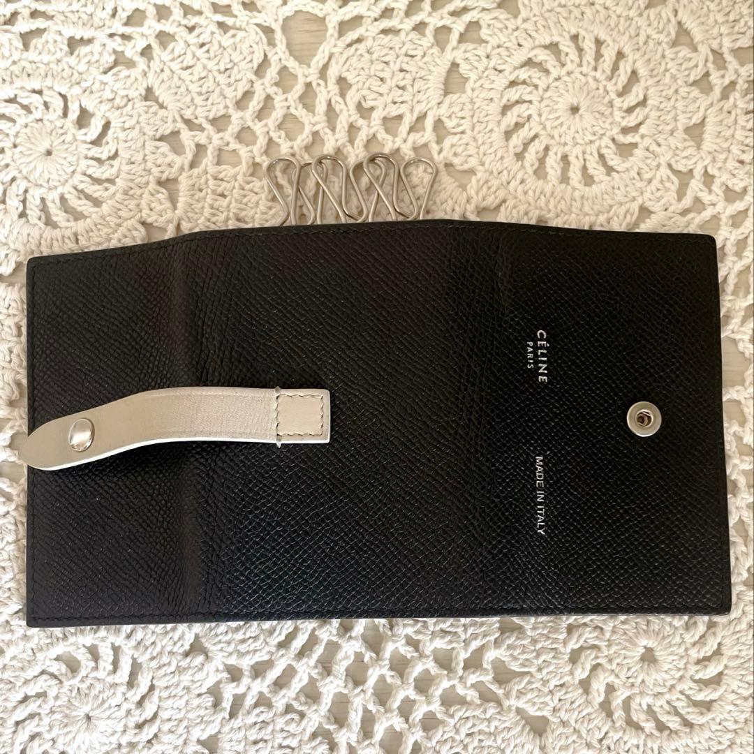 美品　CELINE セリーヌ　6連キーケース　ブラック