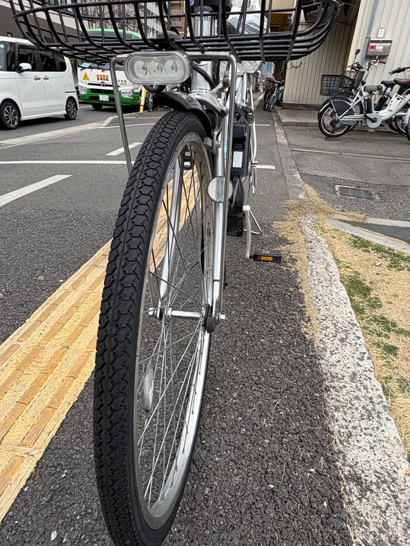 中古ブリヂストン電動アシスト自転車　6.2Ah 大阪　081