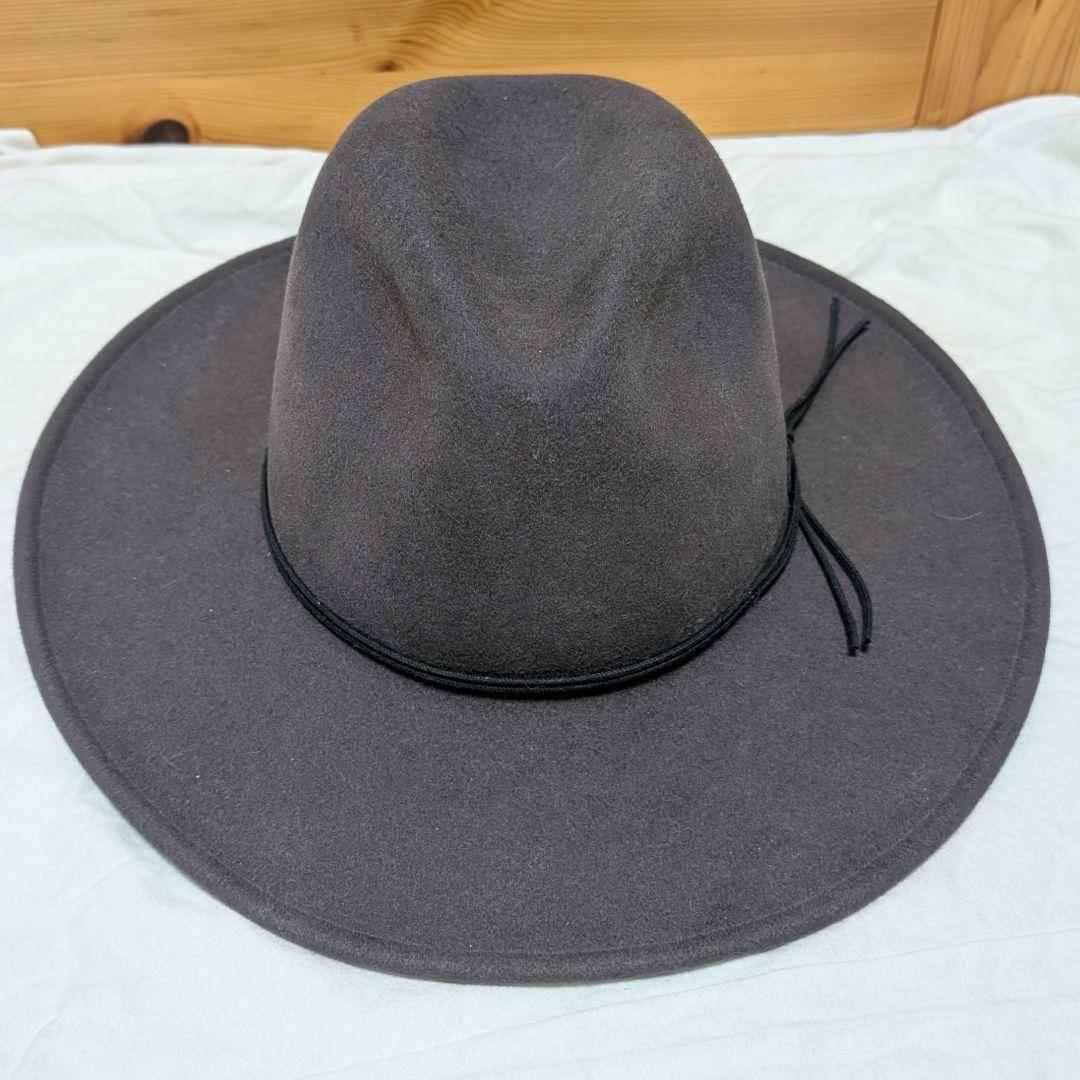 ★USA製 NEW YORK HAT フラットブリム フェドラハット M