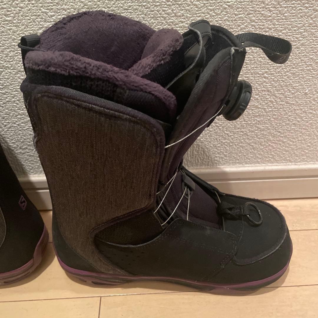 美品 SALOMON サロモン スノーボードブー　IVY BOA SJ 23cm