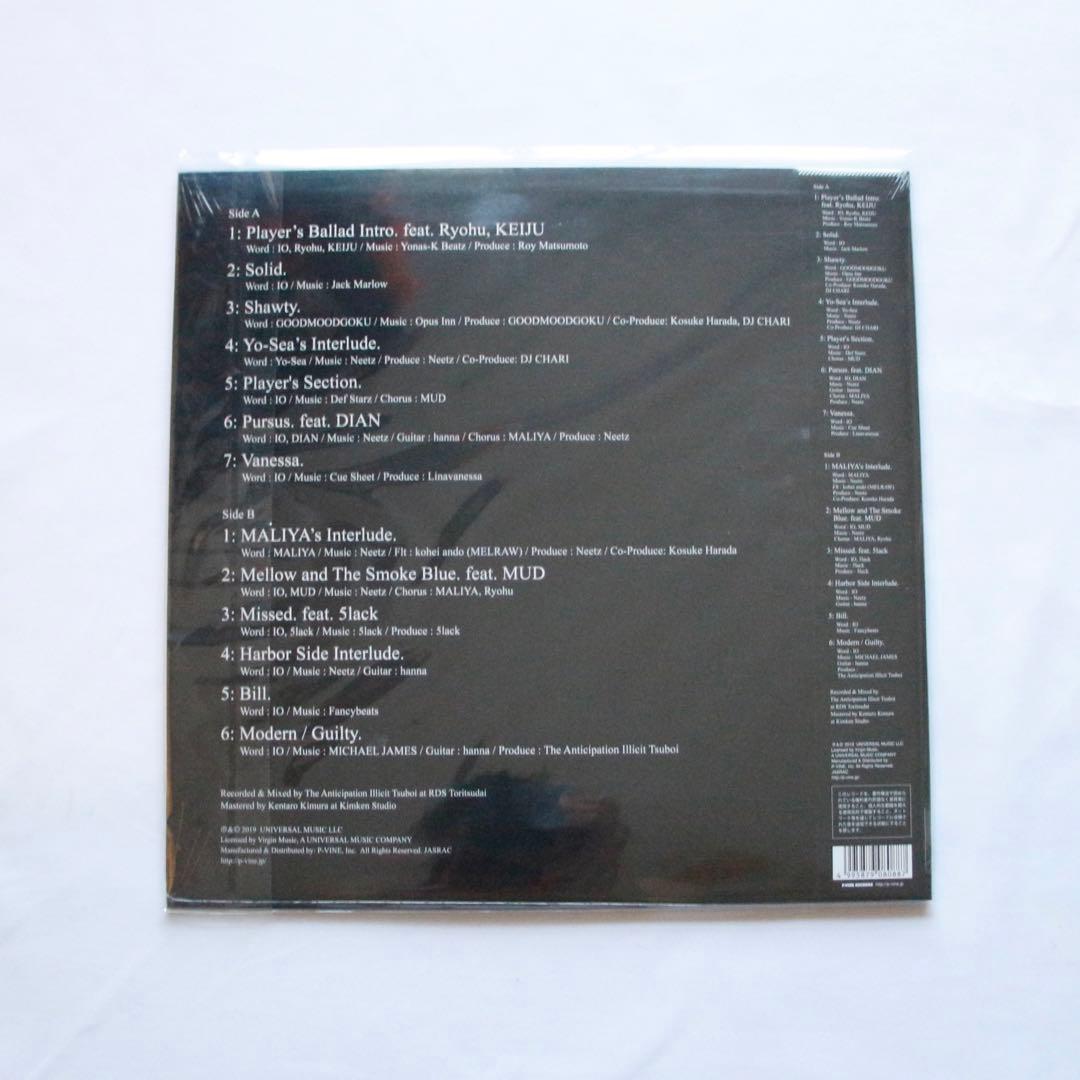 【新品未開封】IO - Player's Ballad. レコード LP