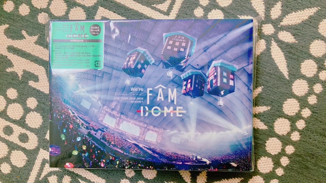 タイムレス　FAM DOME コンサート初回限定盤 ブルーレイ timelesz