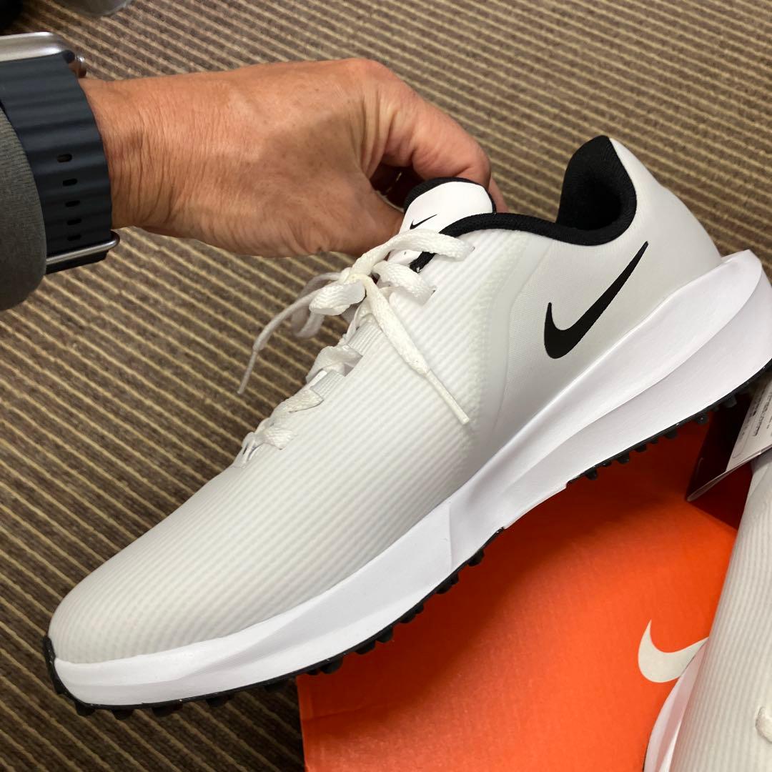 Nike インフィニティホワイトゴルフシューズ新品27cm