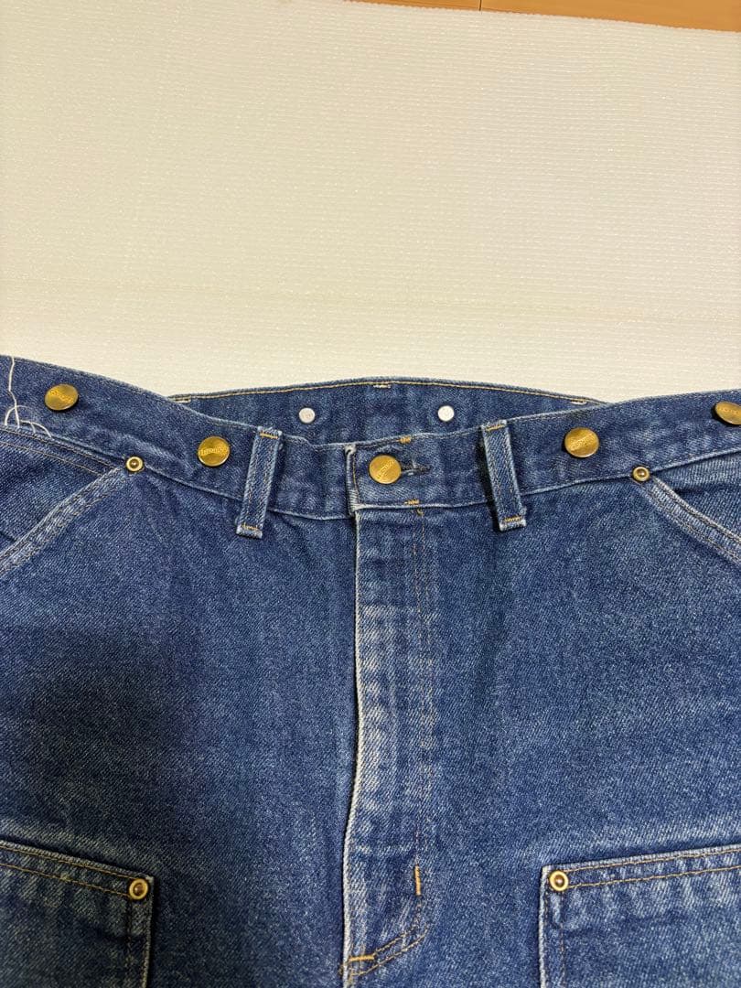 90s Carhartt デニム ダブルニー パンツ USA製 36×30