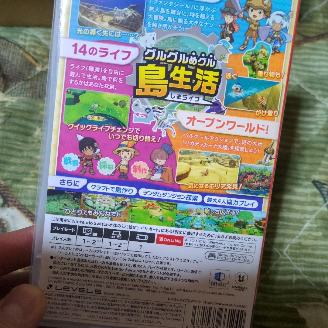NintendoSwitch　FANTASY LIFE i