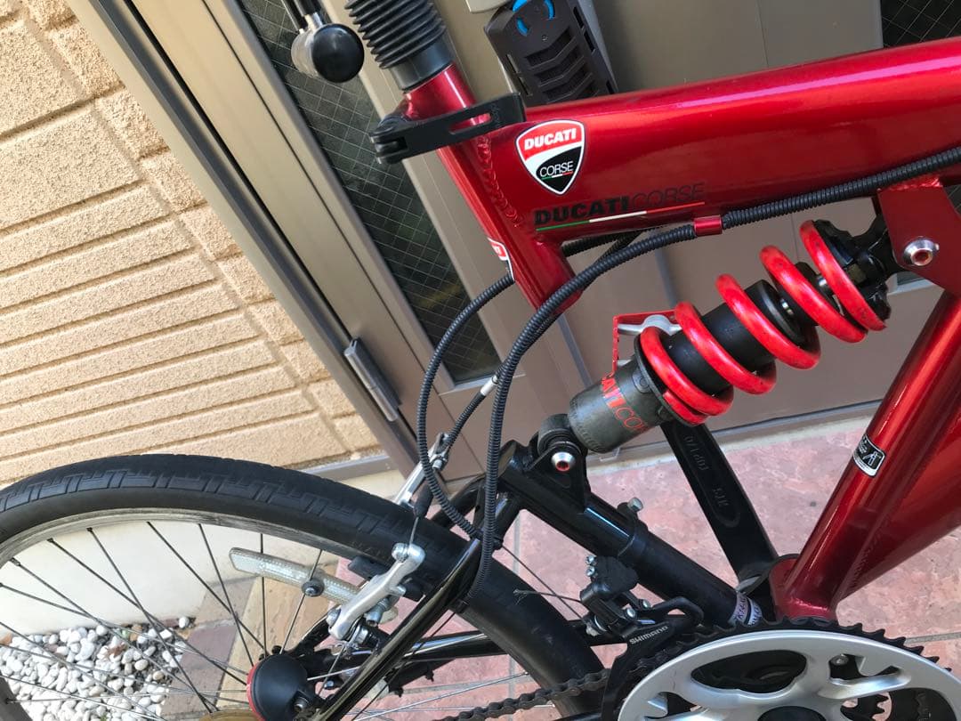 自転車　ドカティバージョン