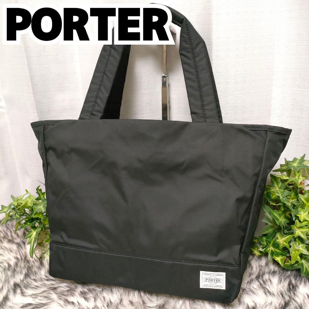 PORTER ガール トートバッグ ブラック M ポーター ガール バッグ 黒