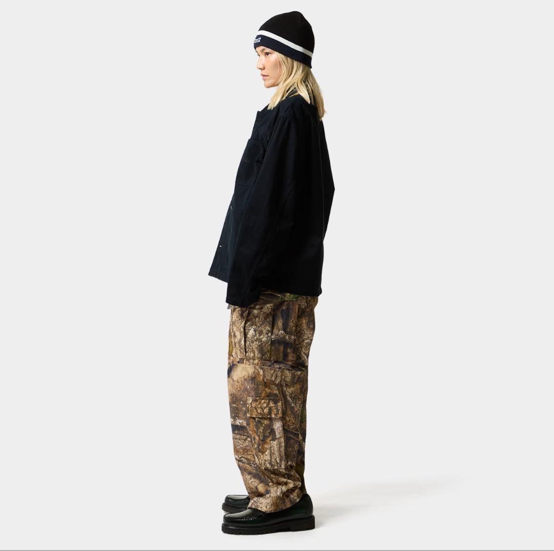 ジャケット・アウター STRETCH LOGO CHORE SHACKET