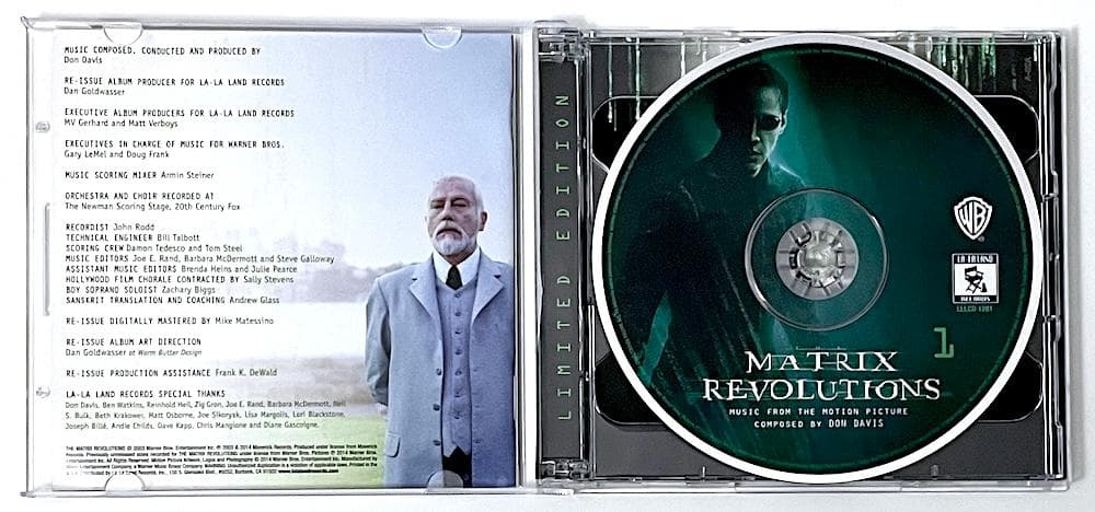 廃盤 3,000枚限定 CD マトリックス レボリューションズ サウンドトラック