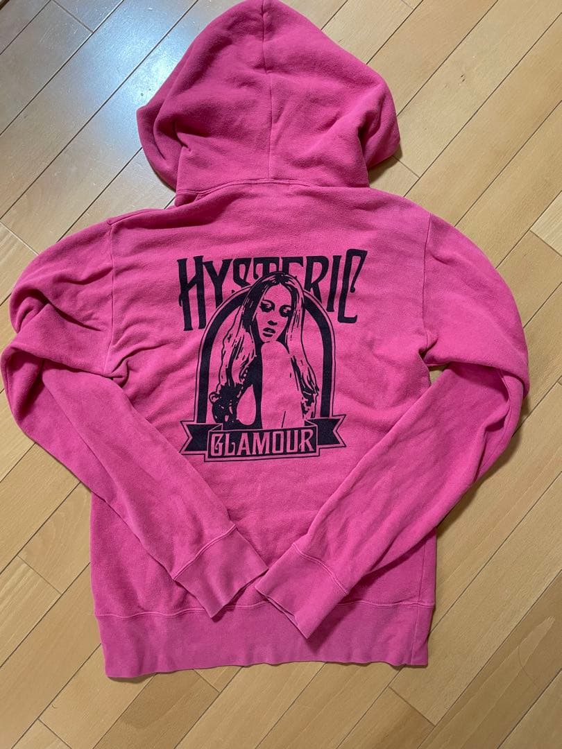 HYSTERIC GLAMOUR ヒステリックグラマー ピンク パーカー S