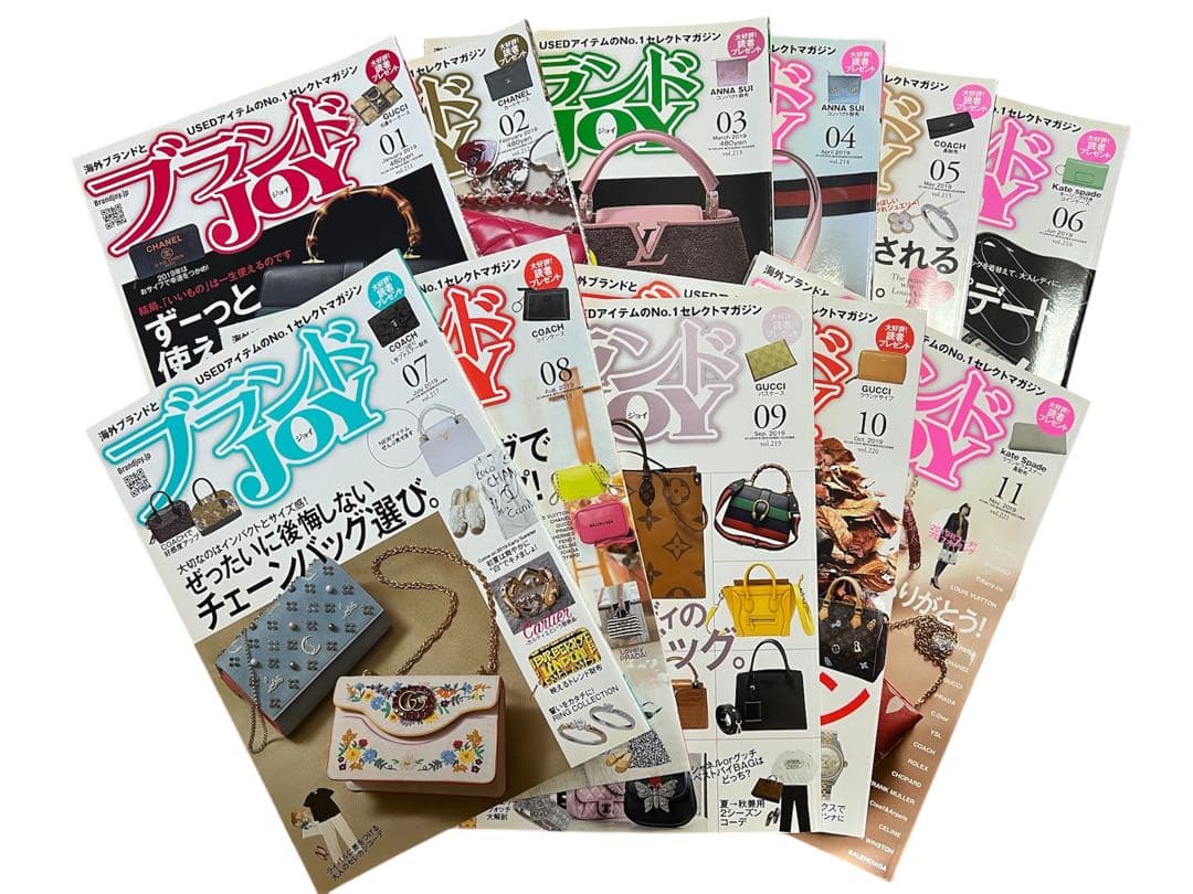 [希少]ブランドJoy2019年1-11月号 2018.9月号