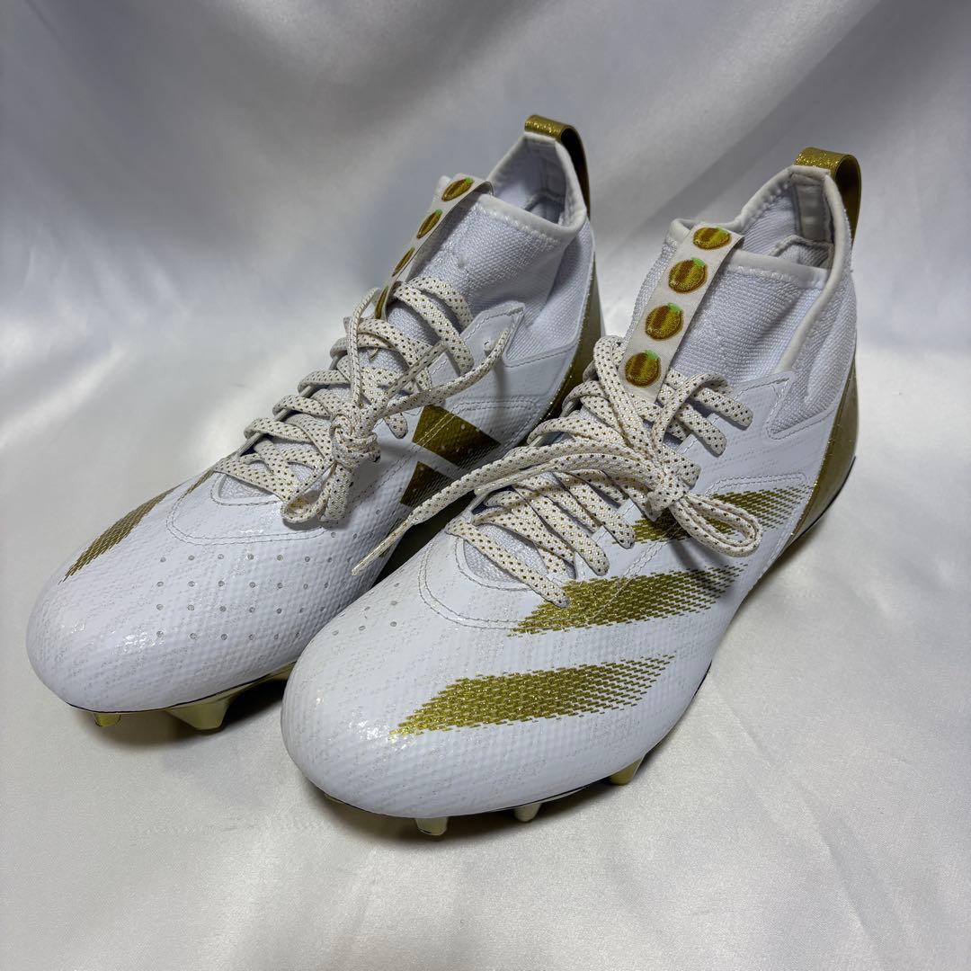 Adizero Impact Cleats　WHT/GLD　27.5㎝　N