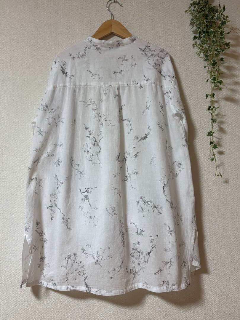 パドカレ pas de calais WABISABIプリントブラウス