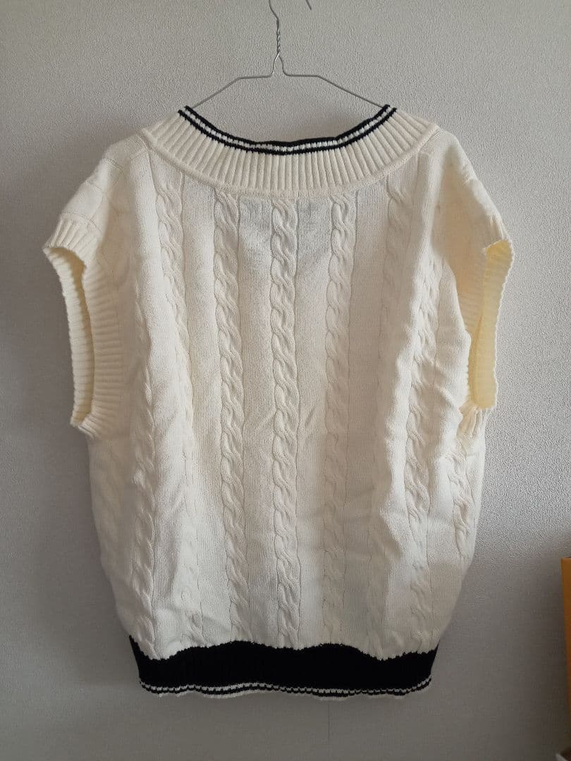 FRED PERRY x Ray BEAMS / 別注ケーブルニット ベスト