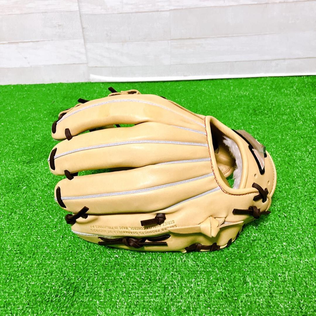 【極美品】ミズノ グローバルエリート RG 軟式グローブ ジュニア 右利き