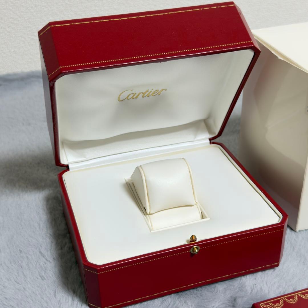 【美品】CARTIER 時計ケース　空箱　ウォッチボックス　外箱、説明書付き