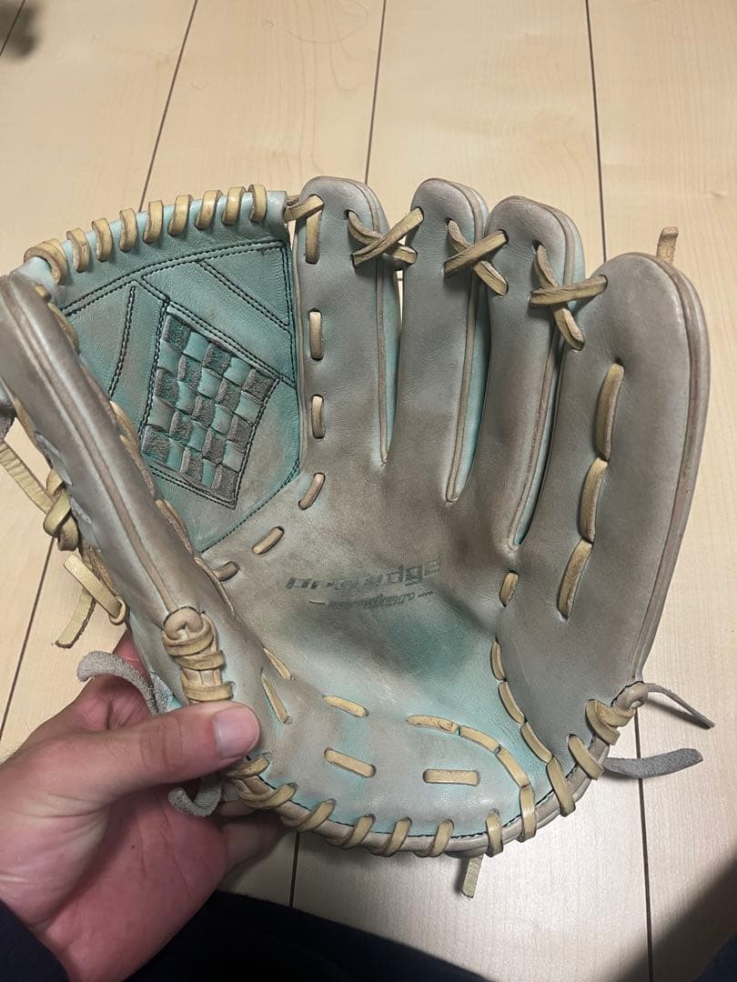 SSK pro edge 軟式　投手用グローブ　オーダー　水色