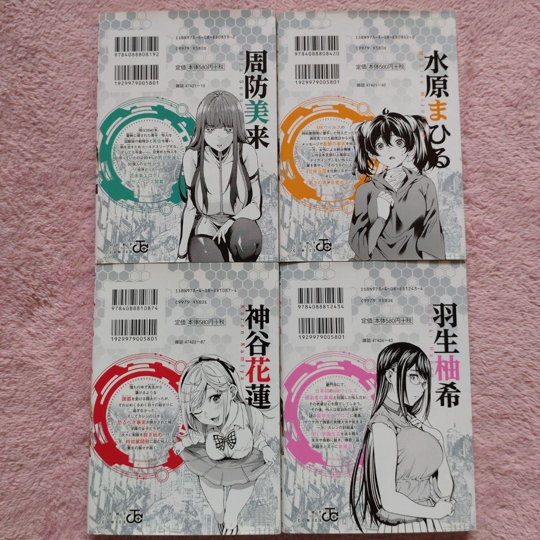 【送料込】コミック「終末のハーレム」全18巻と公式ガイドブックのセット