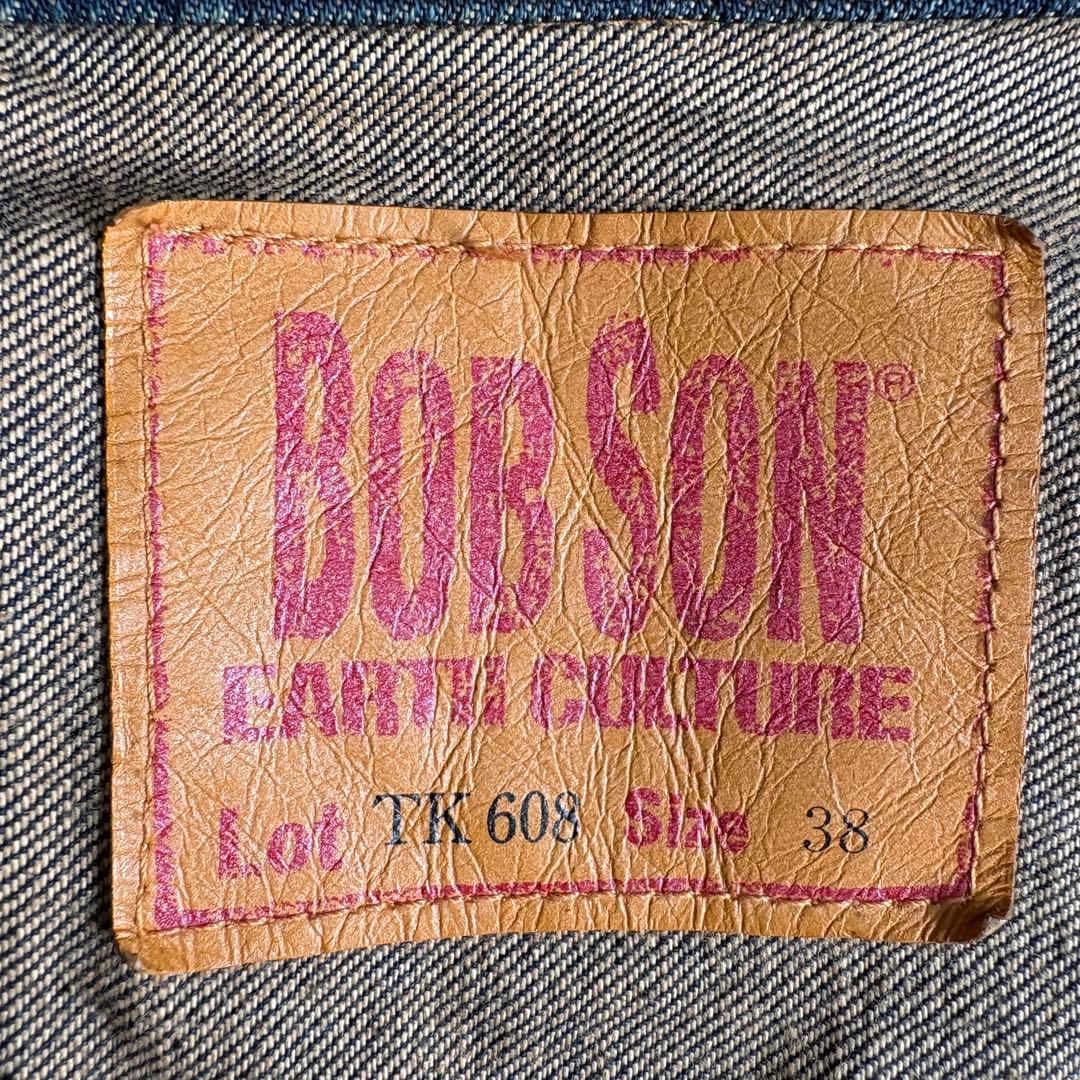 BOBSON 1stタイプ デニムジャケット 濃紺38 日本製 シンチバック