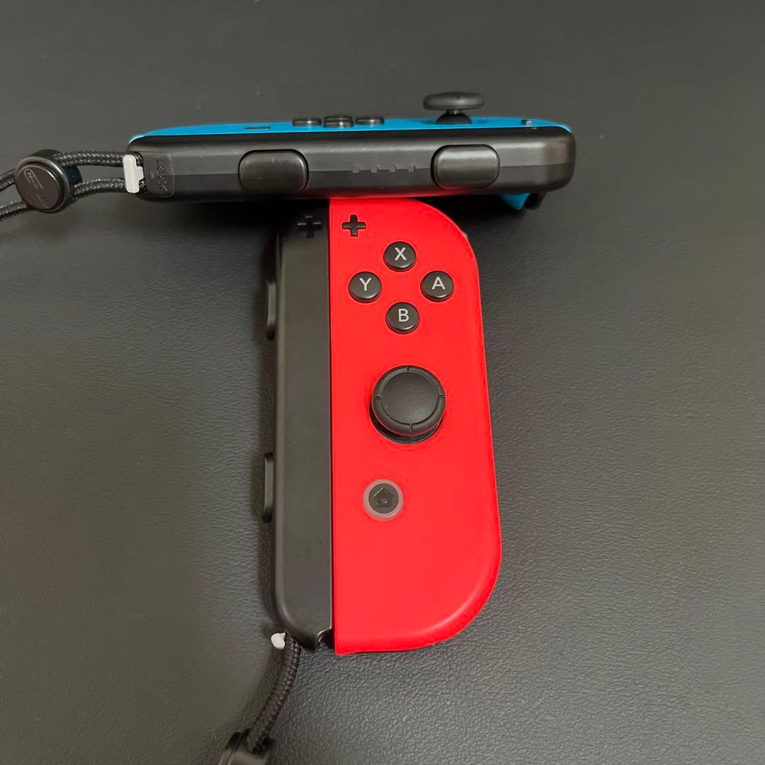 【新品スティック交換済/未対策機/箱付】Switch 本体 青/赤