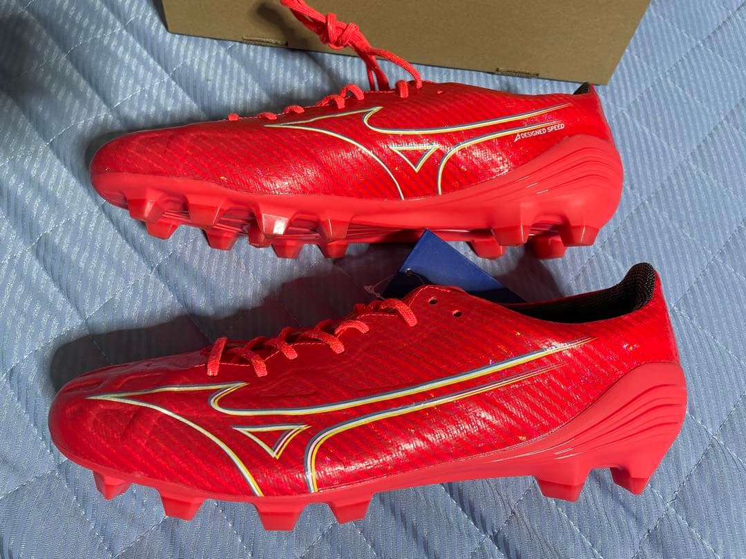 MIZUNO α PRO サッカーシューズ 27.0cm レッド　スパイク