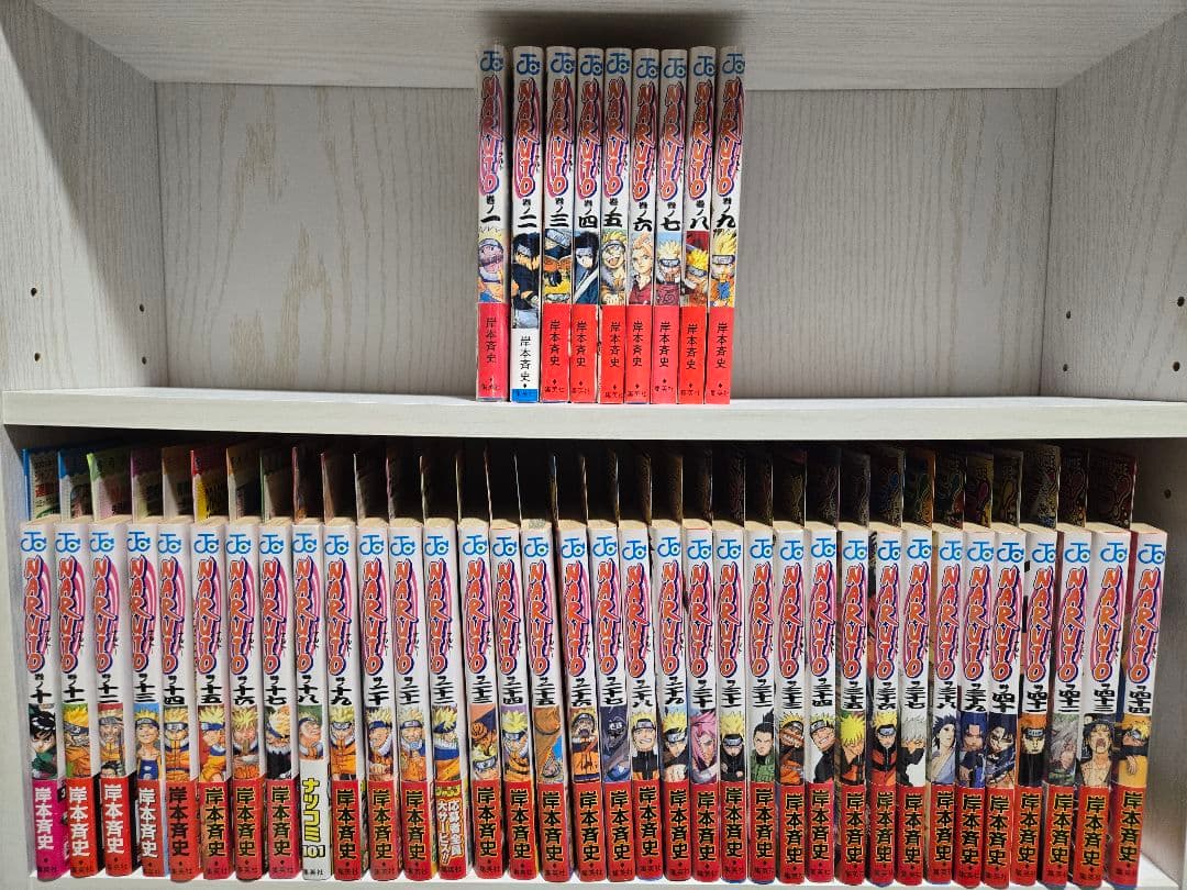 1巻～44冊セット【全巻初版本】NARUTO　岸本斉史　帯付き　コミックニュース