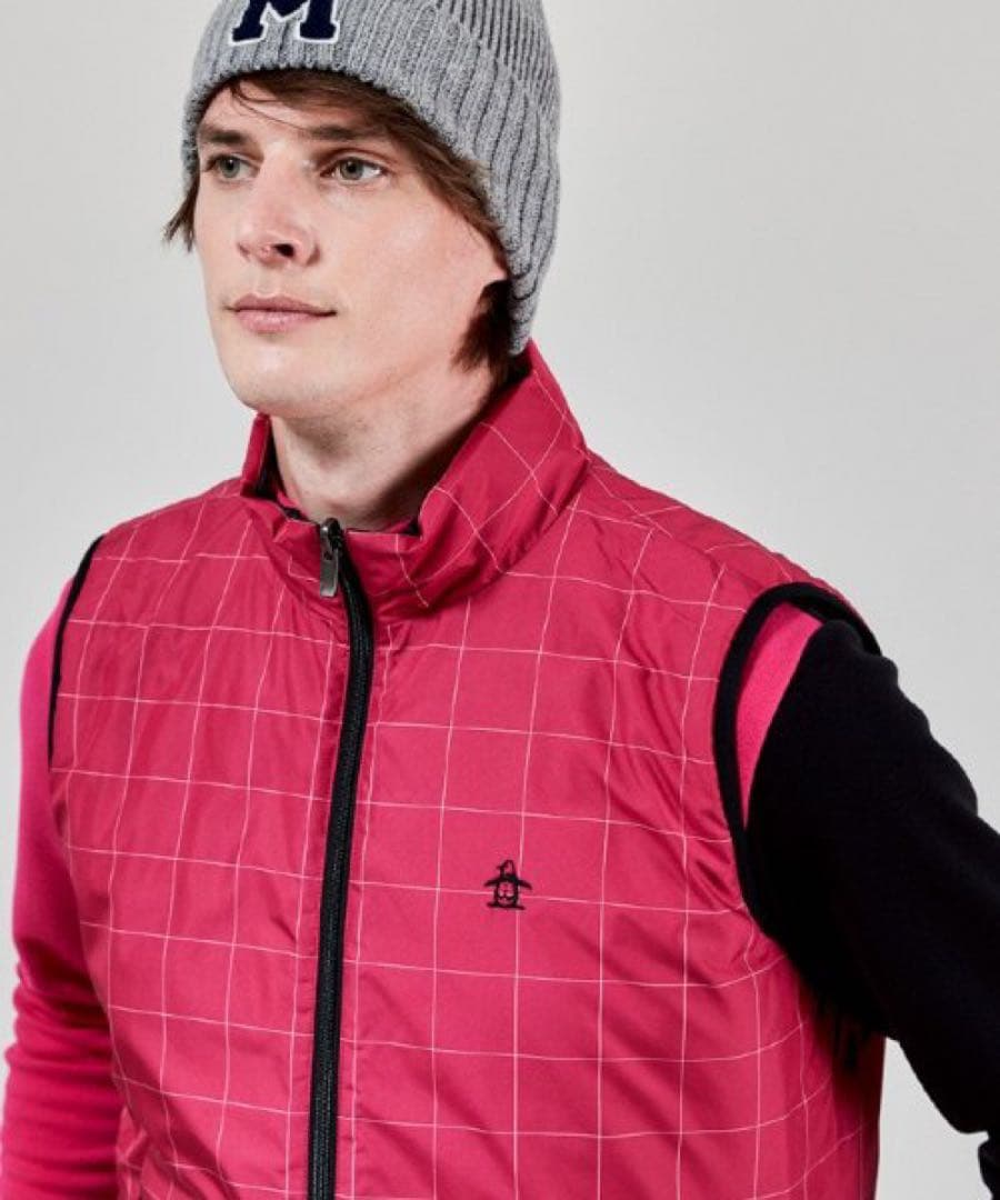 新品‼️★Munsingwear(マンシングウェア)★カポックリバーシブルベスト★
