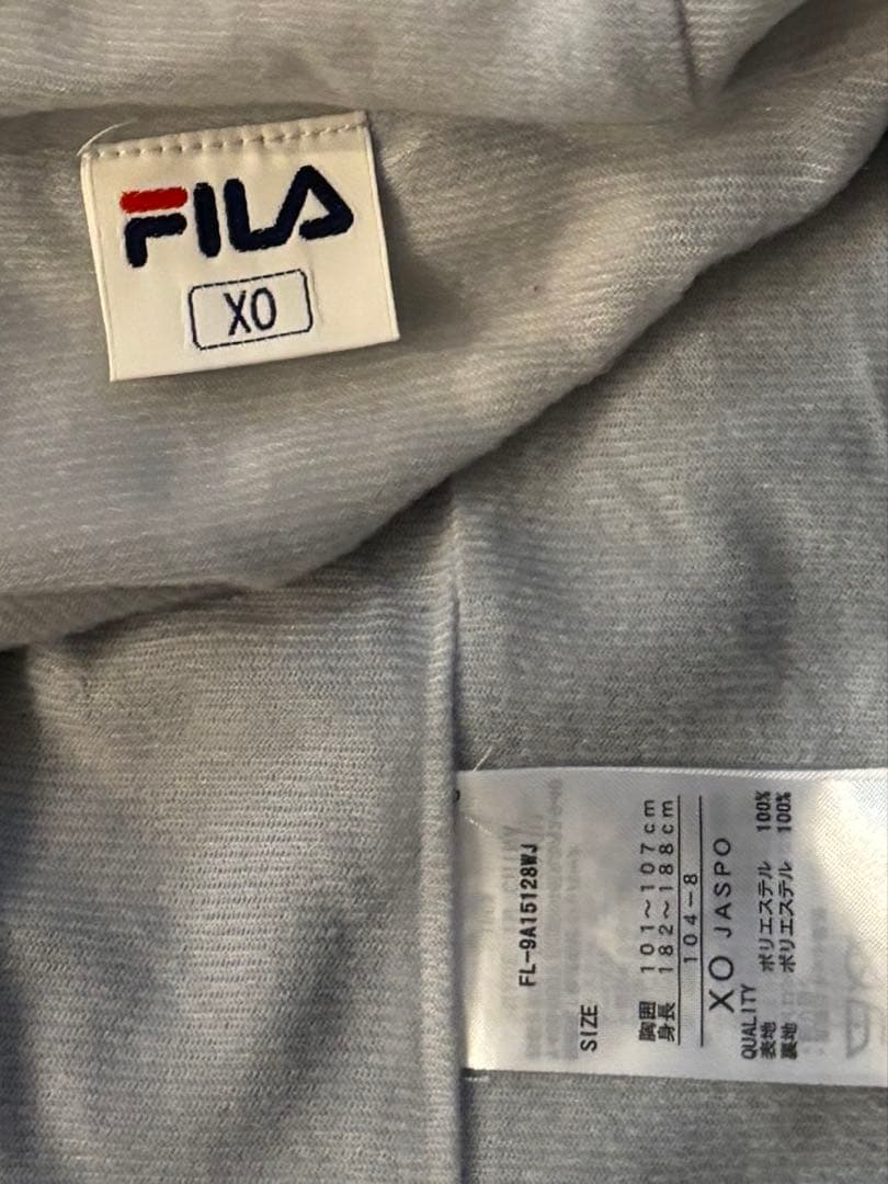 ★値下げ！メンズフィラFILA ブルゾンＸＯ　パンツＯセット　裏起毛新品未使用！