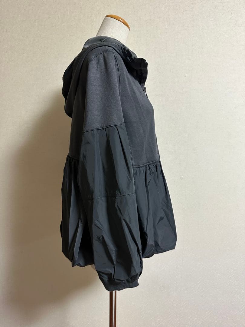 LASUD タックデザインジップパーカー　新品未使用品