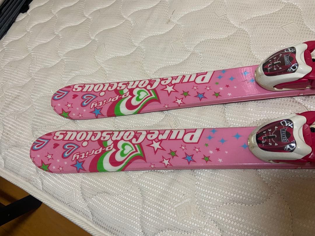 スキーセット　ガールズ　板120cm/ブーツ23cm 中古