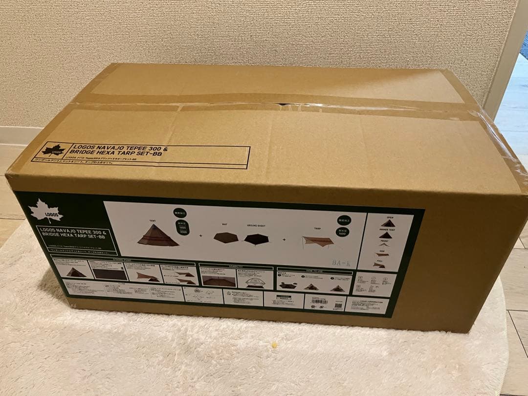 【新品、未開封品】ロゴス ナバホティピー 300 ブリッジヘキサタープ セット