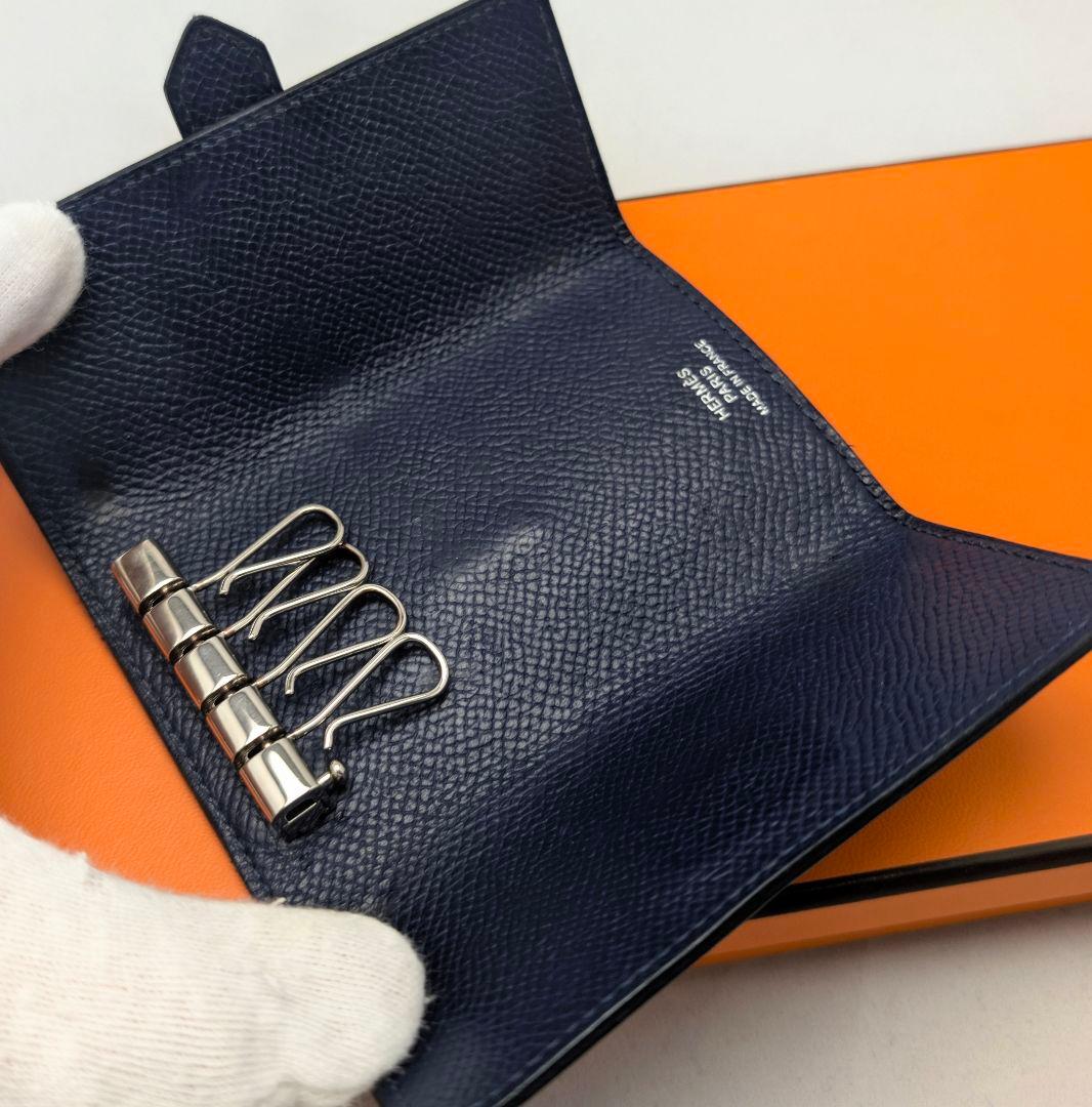 エルメス ベアンキーケース 4連 シルバー金具