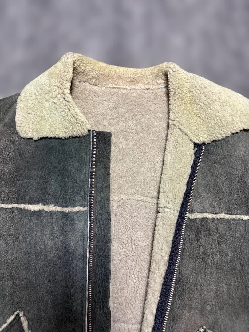 い*ん様 Paul Smith Jeans ポールスミス 羊革 ボア付ジャケット