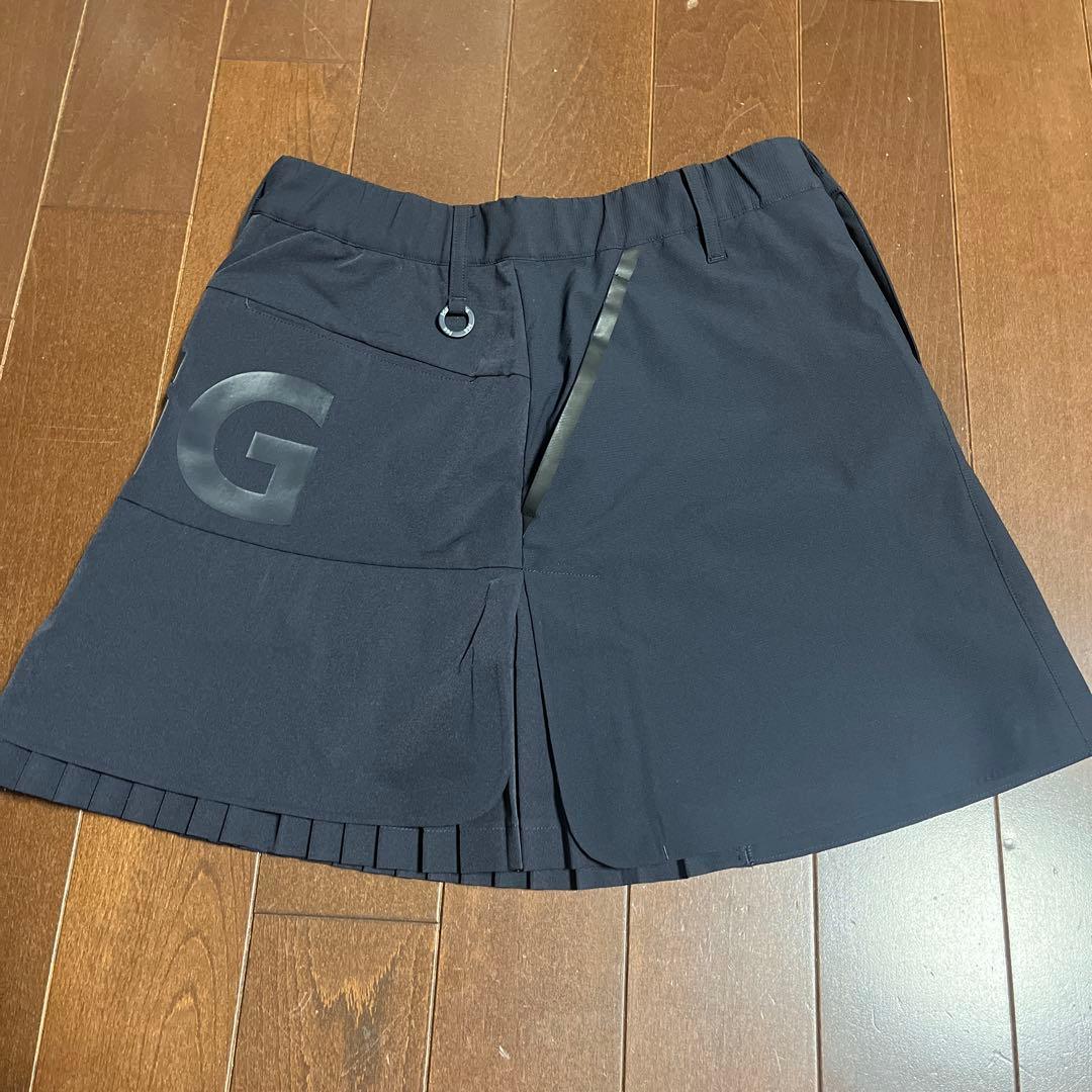 パーリーゲイツPGG N yトビーストレッチブラックプリーツ仕様スカートサイズ1