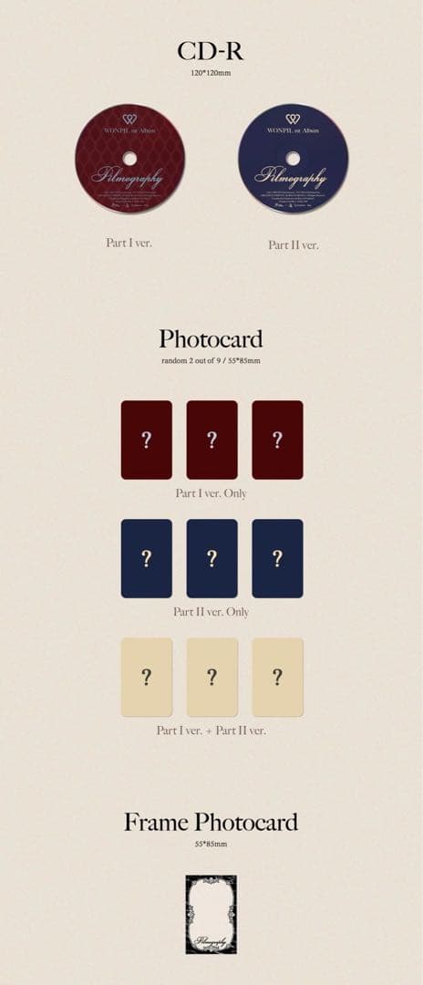 Day6 ウォンピル Wonpil 1st Album Pilmography