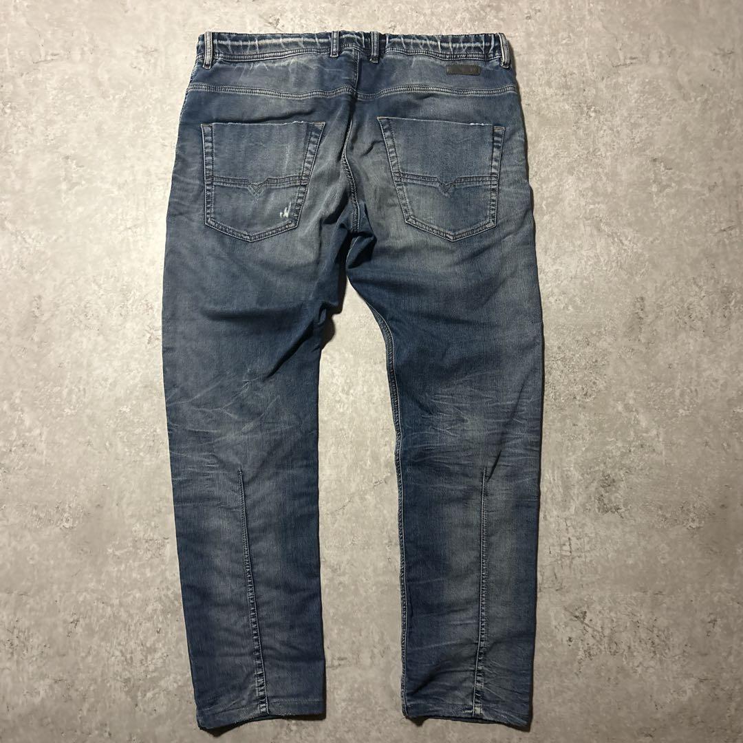 人気 DIESEL JOGGJEANS KROOLEY デニム 36 ダメージ