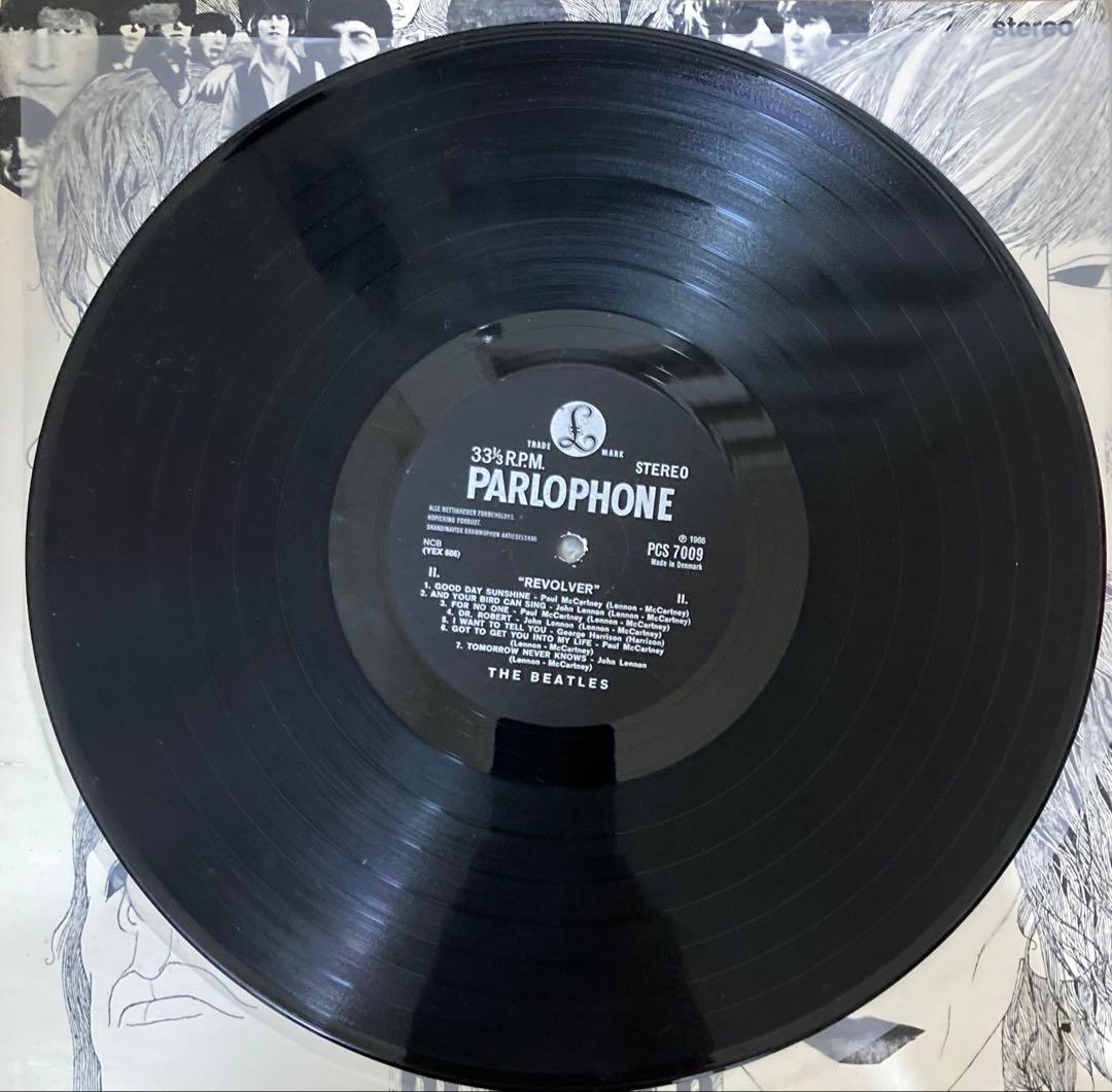 稀少デンマーク極品ステレオ1st轟音リボルバーBeatlesビートルズレコード