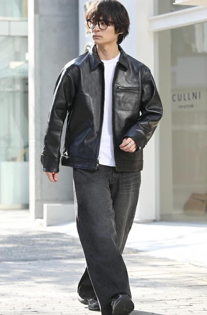 【Schott】 Leather Tracker Jacket Mサイズ【美品】