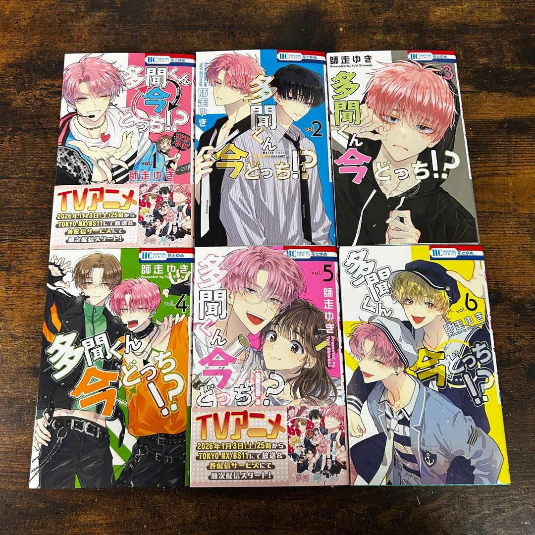 【新品・未読】多聞くん今どっち！？ 全巻セット　花とゆめ　白泉社