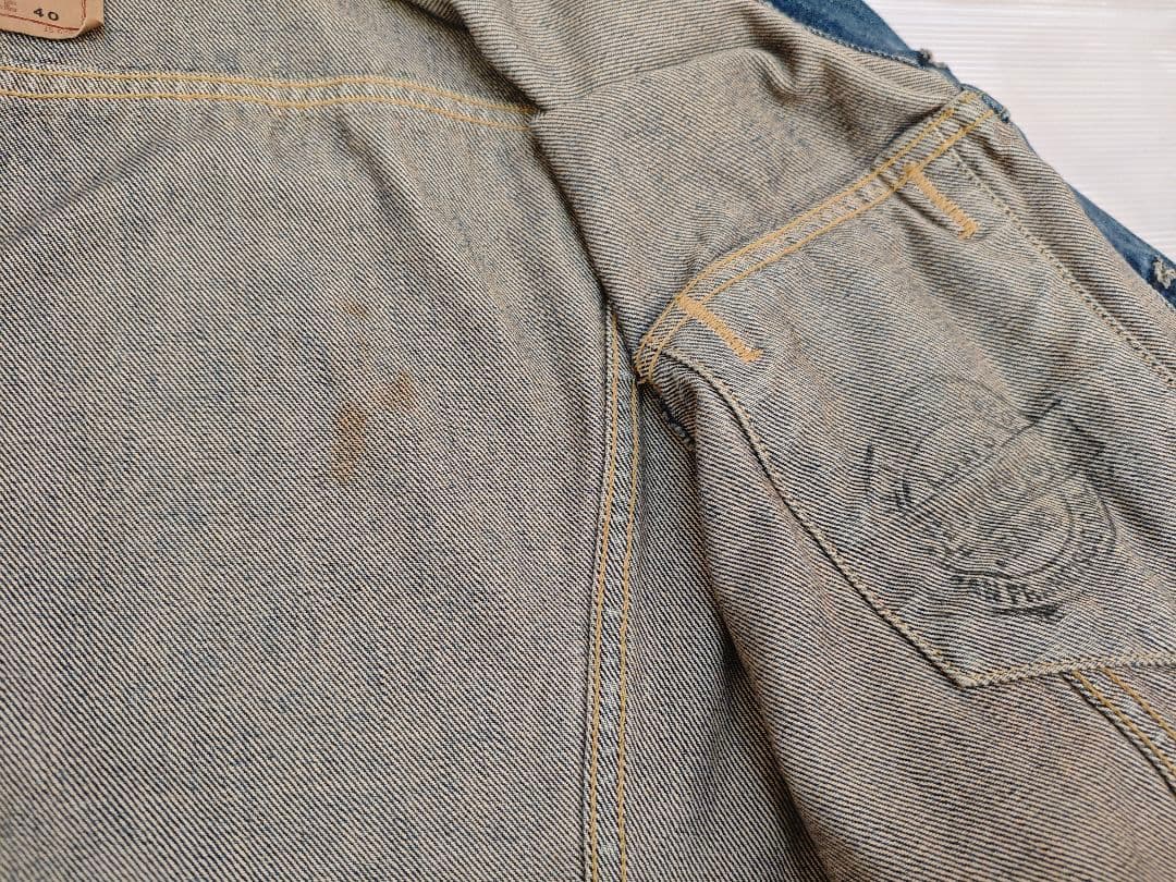 90s 日本製 Levi's 71557 3rd 復刻 デニムジャケット 40