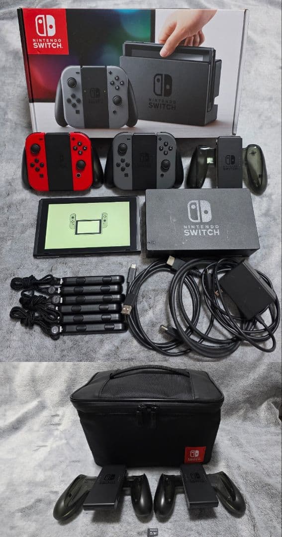 Nintendo Switch ジョイコン＋1セット バック microSD付き
