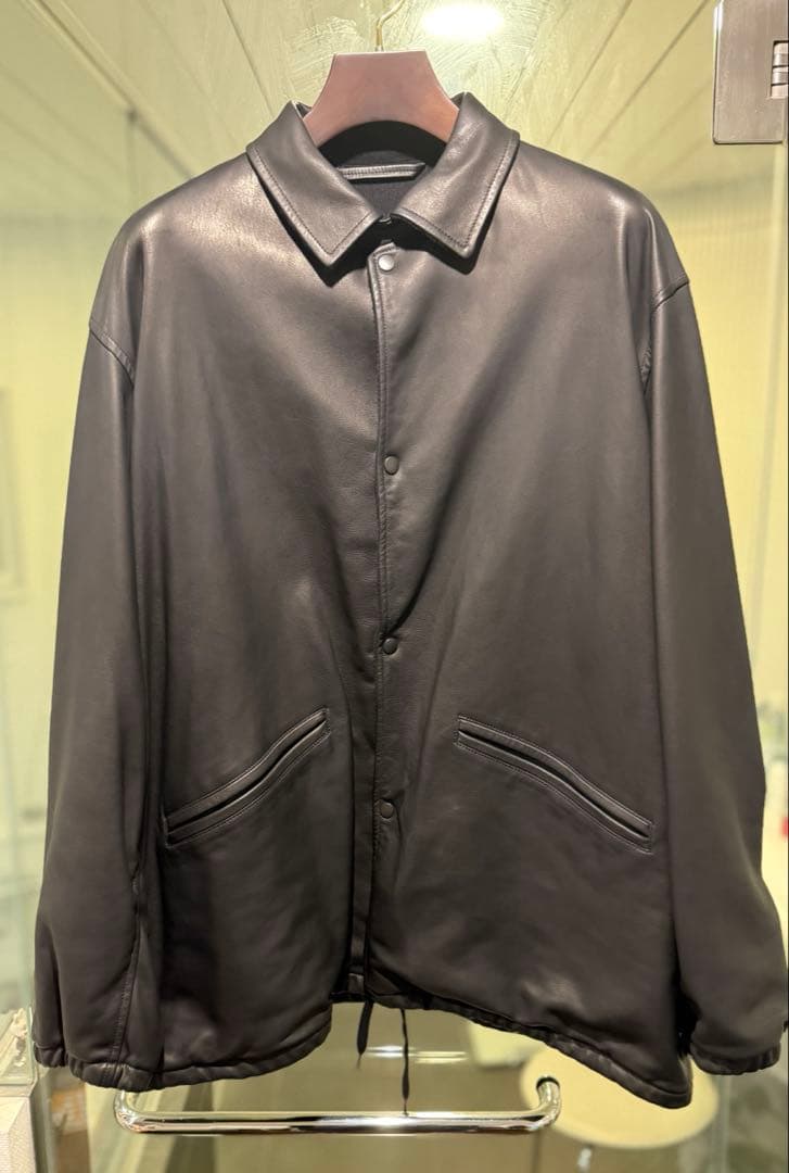 【美品】COMOLI 24AW シープスキンコーチジャケット 2