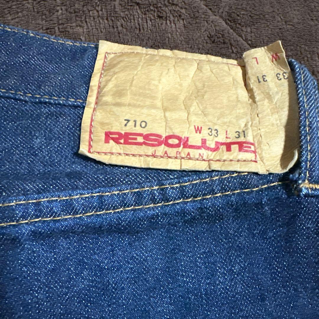 RESOLUTE リゾルト 710 W33/L31 メンズ ストレートジーンズ