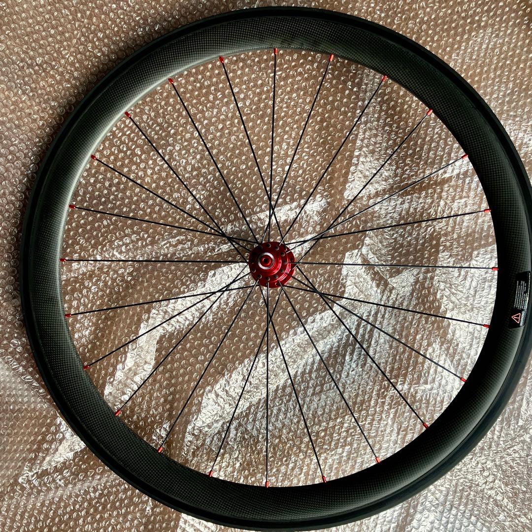 軽量LWCホイール SL 50mm クリンチャー リム 前後1371g【良品】